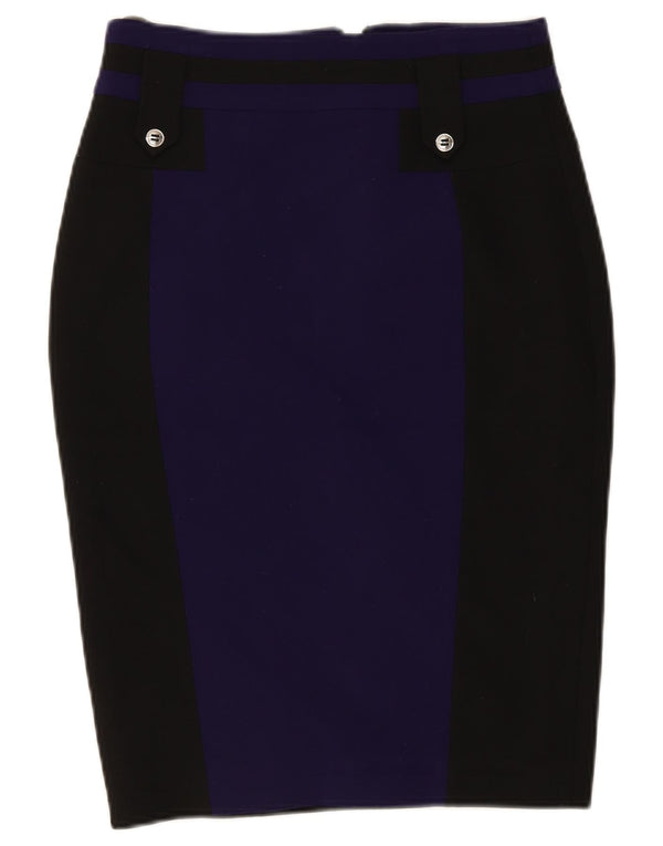 Karen Millen Falda lápiz para mujer UK 40 Mediano W28 Bloque de color negro