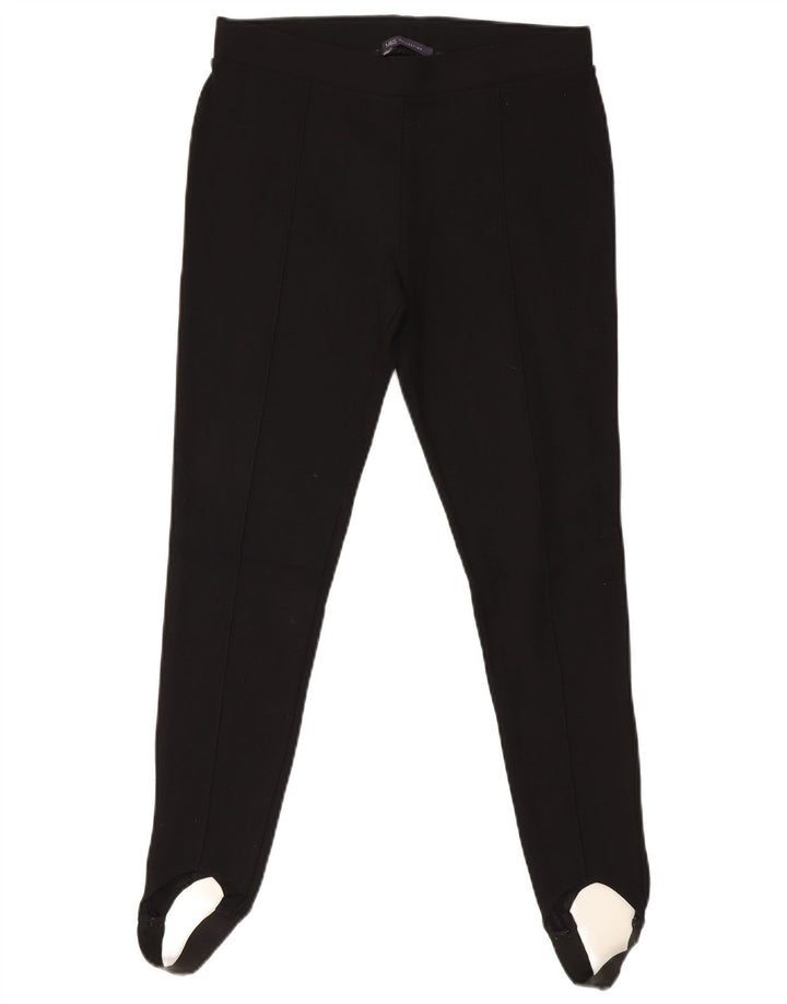 Marks & Spencer Leggings con estribo para mujer UK 42 Viscosa negra mediana