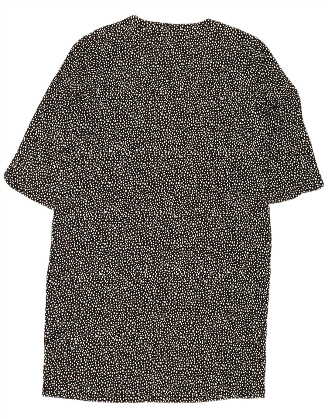 MARKS & SPENCER Vestido recto para mujer UK 44 Poliéster geométrico negro grande