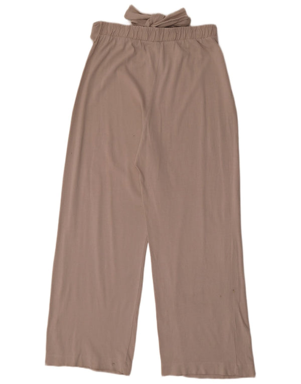Zara Mujer Pantalón Chándal ES 40 XL Algodón Beige