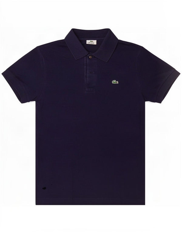 Polo Lacoste para hombre talla 4 Algodón azul marino mediano