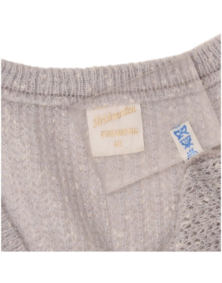 Strickmoden Camiseta sin mangas holgada para mujer EU 40 Medium Silver
