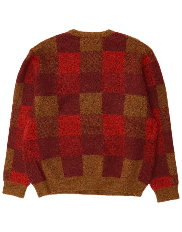 Zara Hombre Jersey Cuello Redondo Jersey Medio Poliéster Geométrico Multicolor
