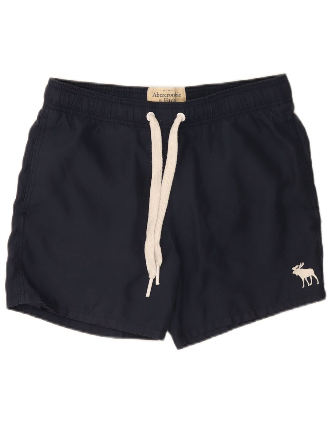 Abercrombie & Fitch Bañador Corto Hombre Pequeño Azul Marino Poliéster
