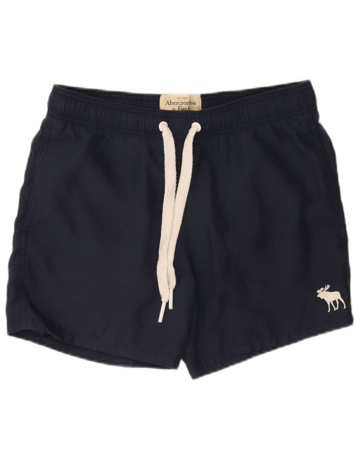 Abercrombie & Fitch Bañador Corto Hombre Pequeño Azul Marino Poliéster