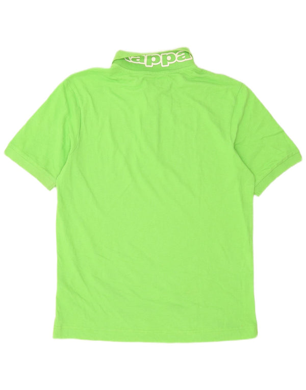 Polo Kappa Hombre Algodón Verde Medio