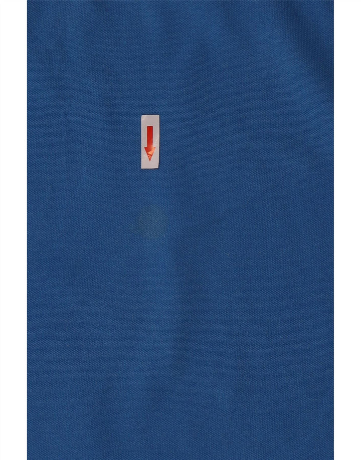 Polo Kappa Hombre Algodón Azul Medio