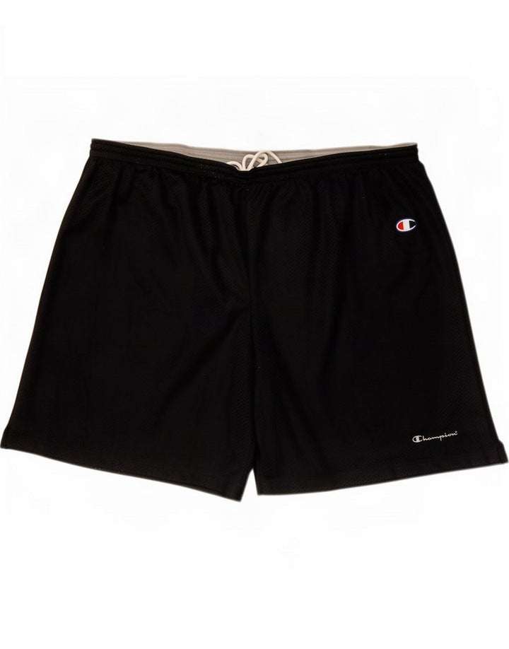 Champion Pantalones cortos deportivos para hombre 3XL Poliéster negro