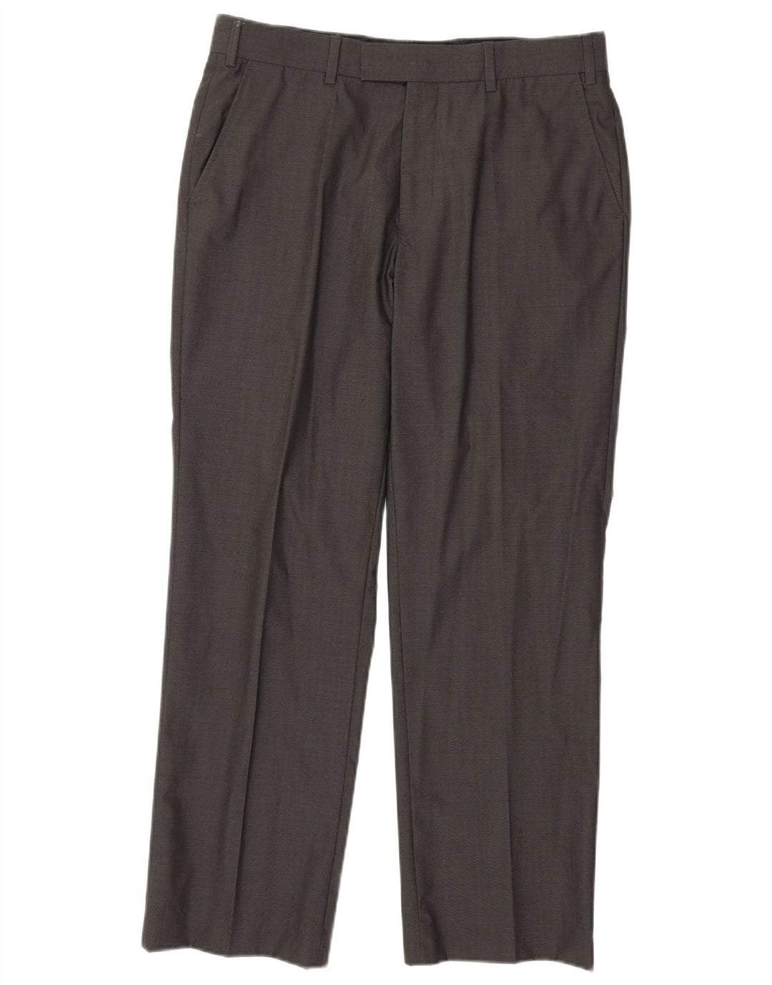 TED BAKER Pantalón de traje recto para hombre W34 L29 Gris