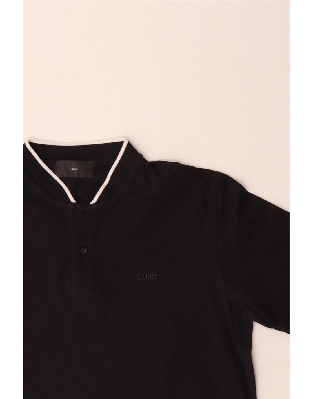 LIU JO Polo Hombre Algodón Negro Mediano