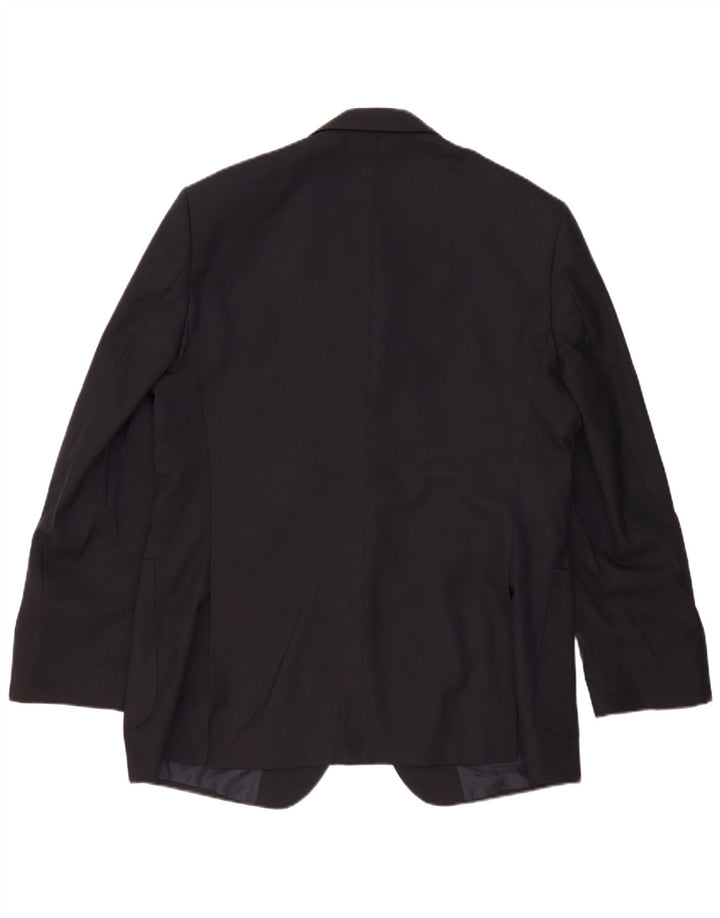 Marks & Spencer Chaqueta tipo blazer larga con 2 botones para hombre UK 44 XL Azul marino