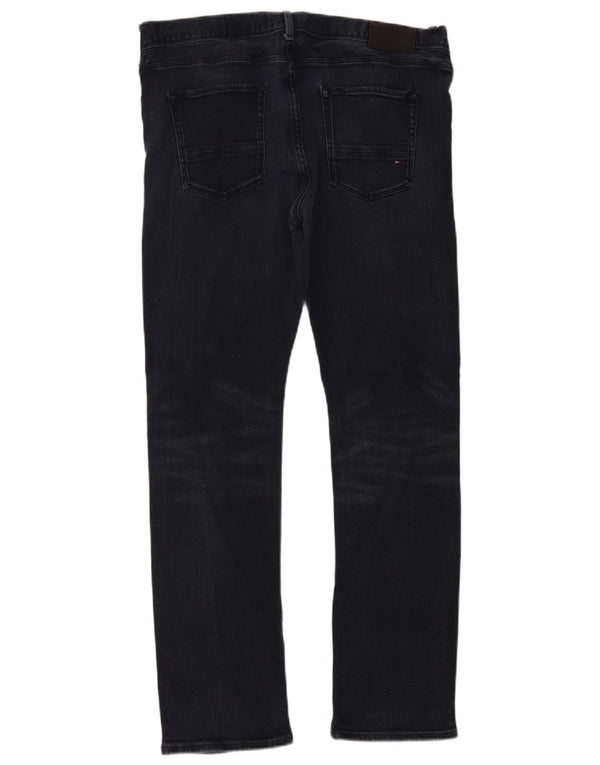 Tommy Hilfiger Vaqueros rectos Denton para hombre W36 L32 Algodón azul marino