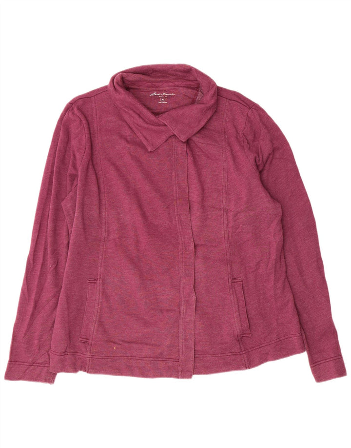 EDDIE BAUER Chaqueta de chándal extragrande para mujer UK 18 XL Algodón rosa