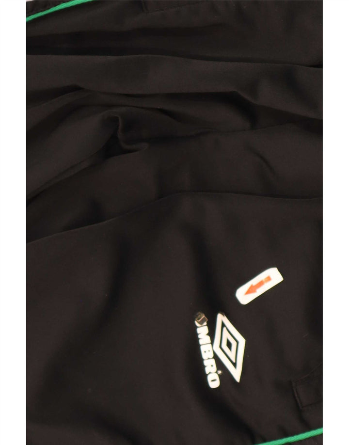 Umbro Hombre Pantalones De Chándal Con Gráfico Grande Negro Colorblock Poliéster
