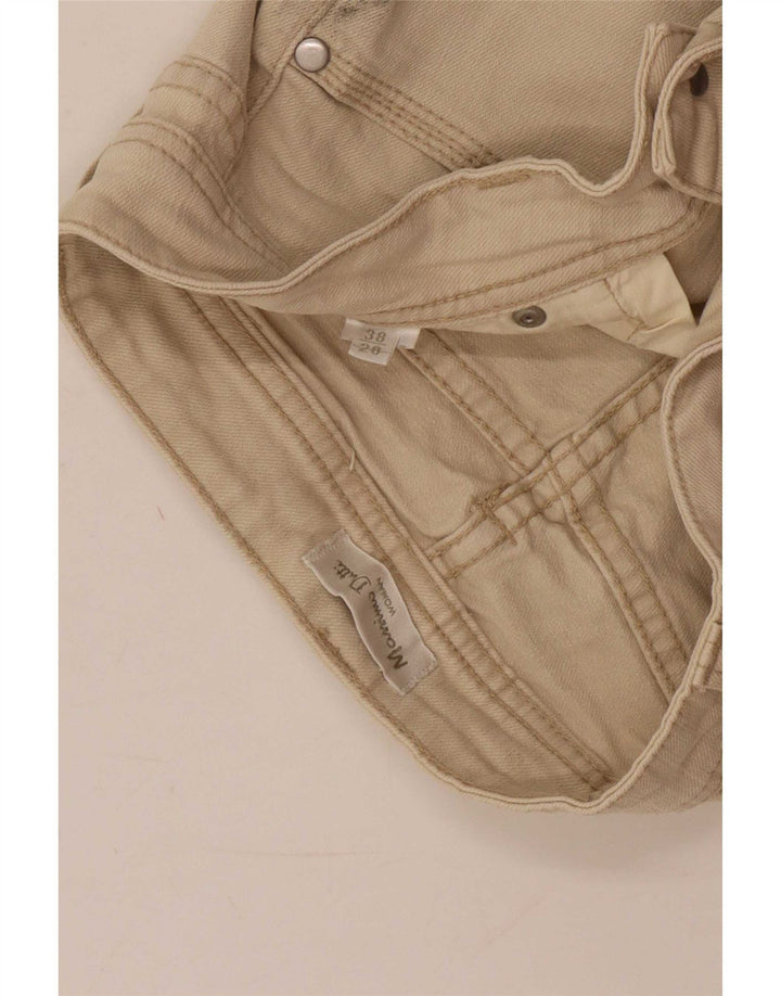 Massimo Dutti Vaqueros Slim Mujer EU 38 Small W28 L32 Beige