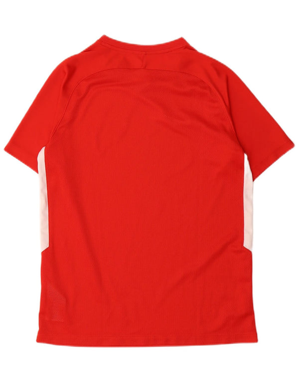 Nike Camiseta Dri Fit para niños 13-14 años XL Rojo Colorblock Poliéster