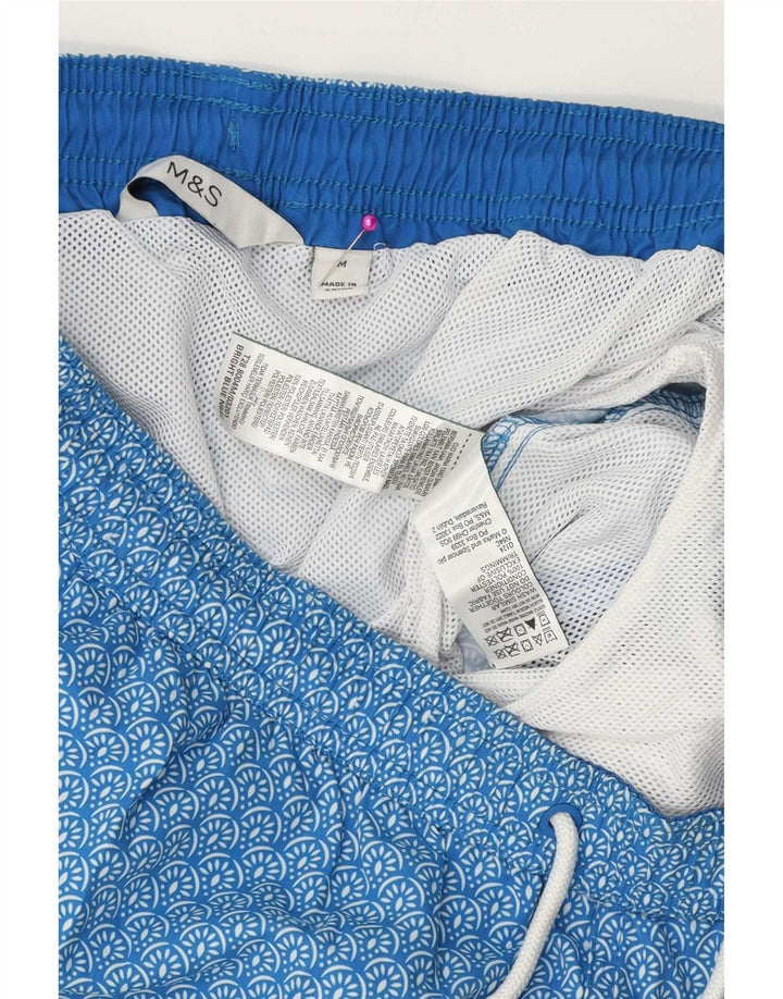 Bañador para hombre Marks & Spencer Poliéster floral azul medio