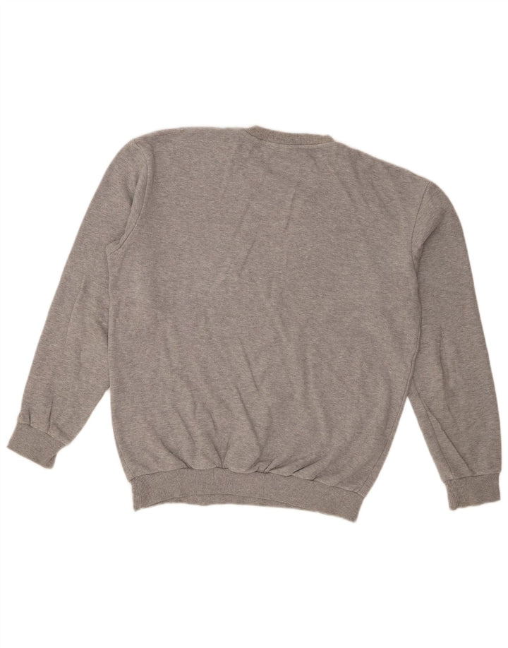 Zara Hombre Jersey Cuello Redondo Jersey Algodón Gris Medio