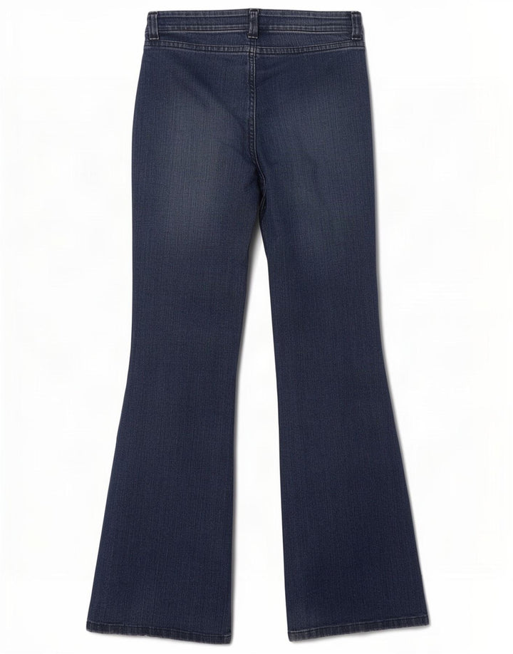 Vaqueros Acampanados Kiana W30 L31 De Algodón Azul Mujer