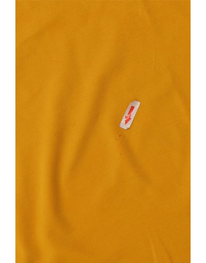 Camiseta Asics Hombre Top XL Algodón Amarillo