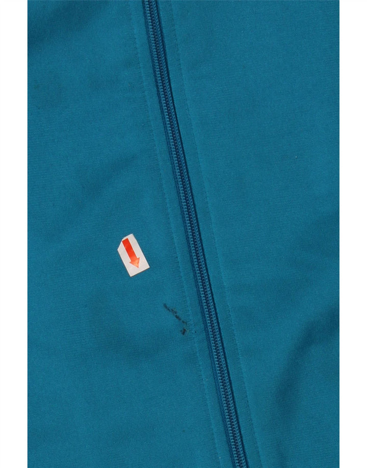 LOTTO Chaqueta superior de chándal con gráfico para hombre, color azul grande, color block