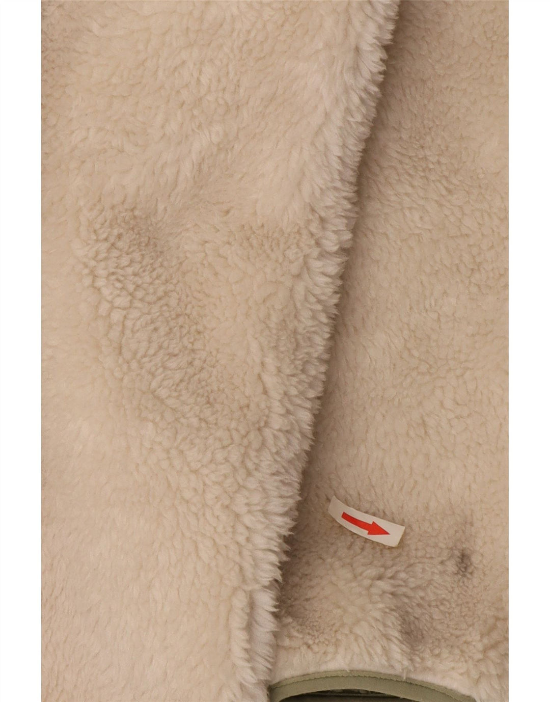 Zara Chaqueta cortavientos con capucha extragrande para mujer UK 10 Small Off White
