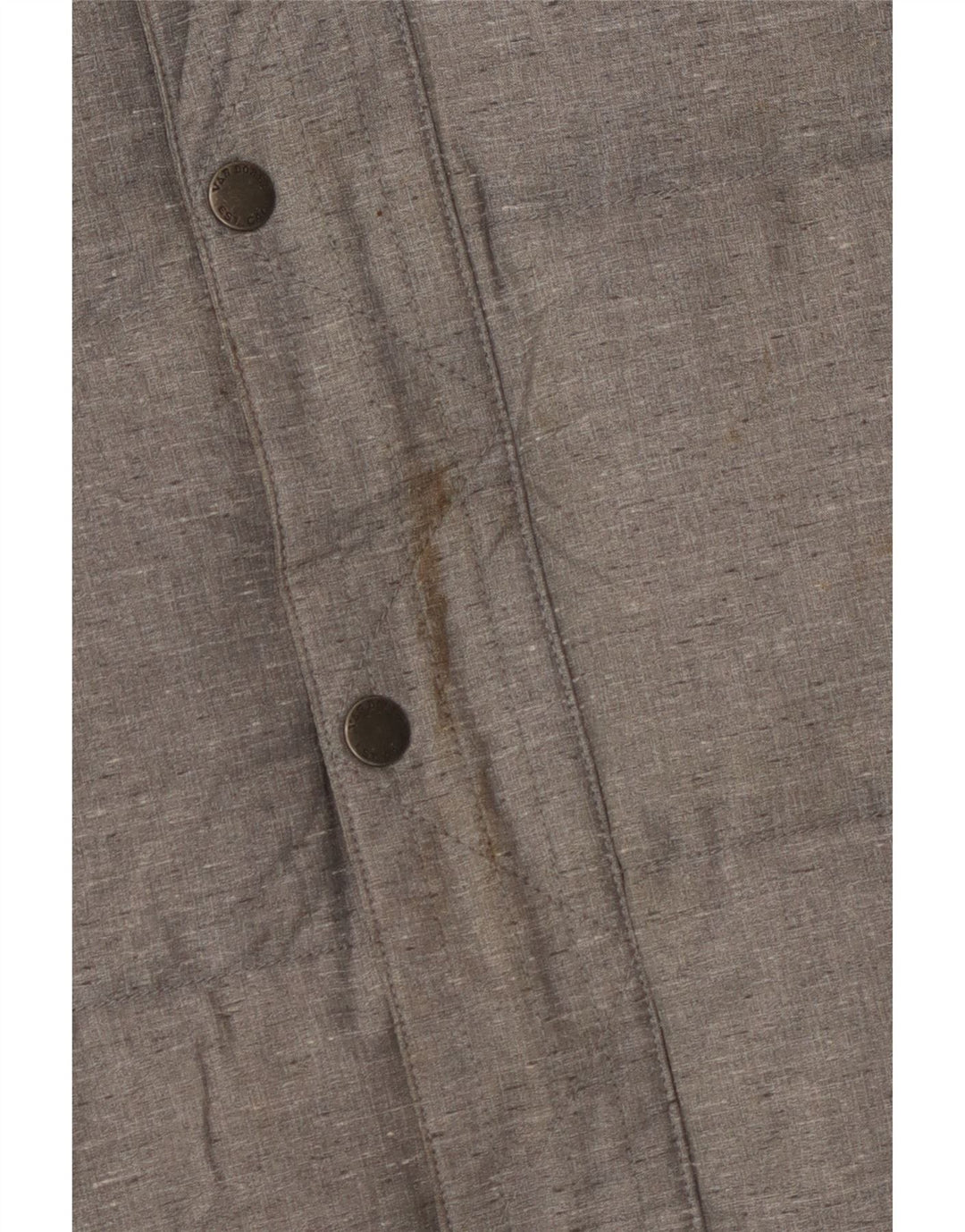 VANS Chaqueta acolchada con capucha para hombre UK 38 Medium Grey Nylon