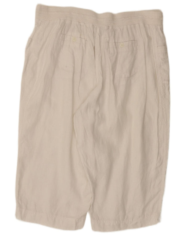Marks & Spencer Bermudas Autograph para Mujer UK 18 XL W36 Blanco