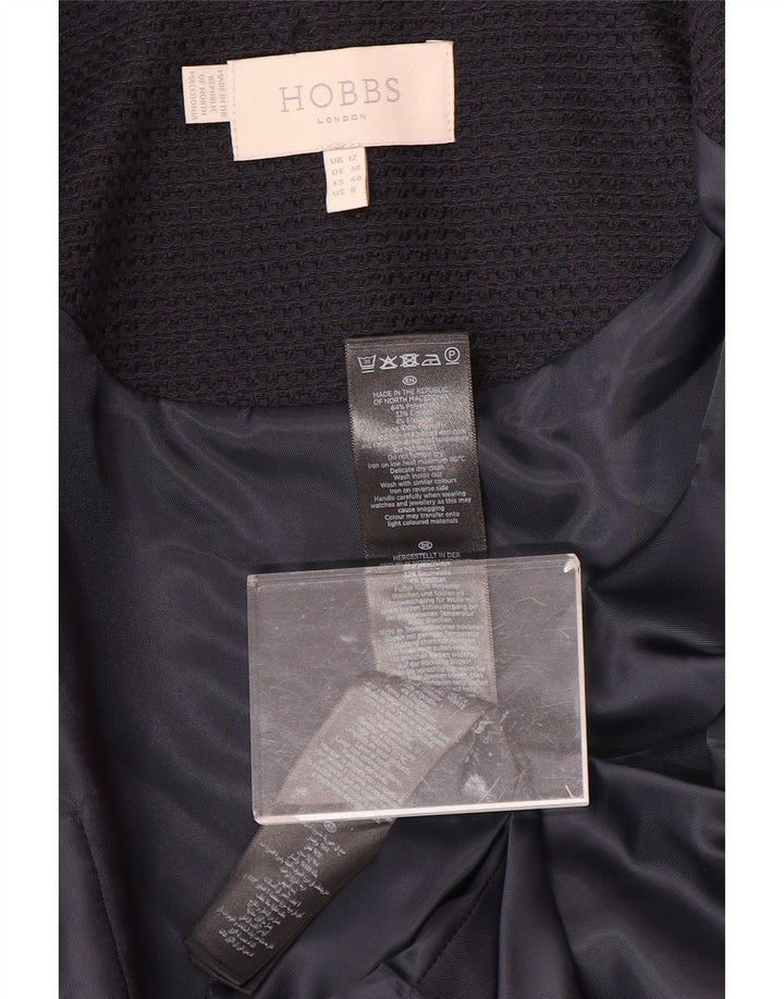 HOBBS Chaqueta Bolero Abierta de Manga 3/4 para Mujer UK 40 Medium Black
