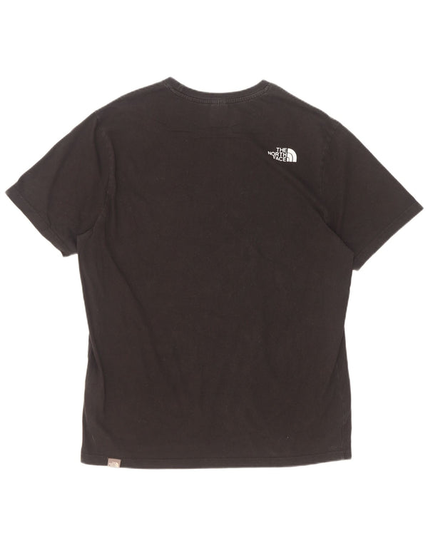 The North Face - Camiseta para hombre, talla grande, algodón negro