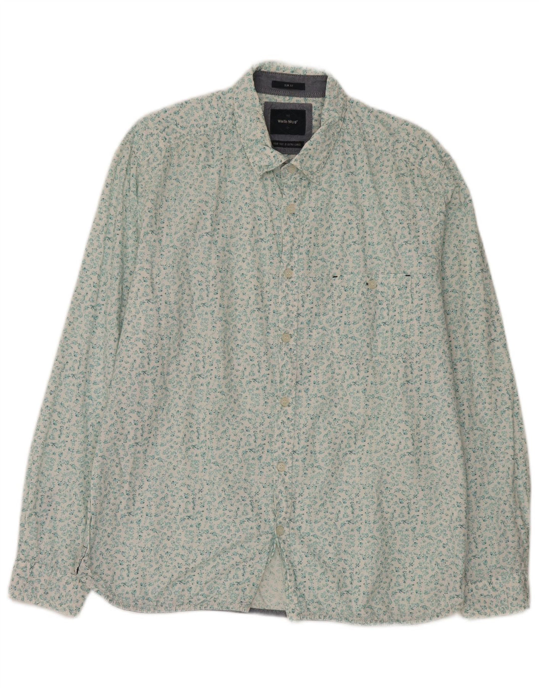 Camisa ajustada de algodón floral XL para hombre de White Stuff
