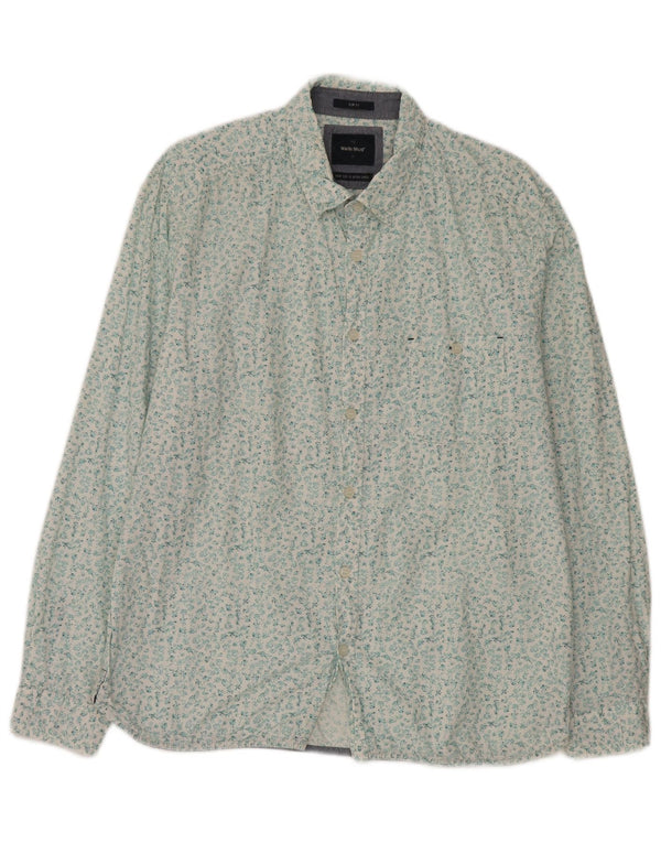 Camisa ajustada de algodón floral XL para hombre de White Stuff