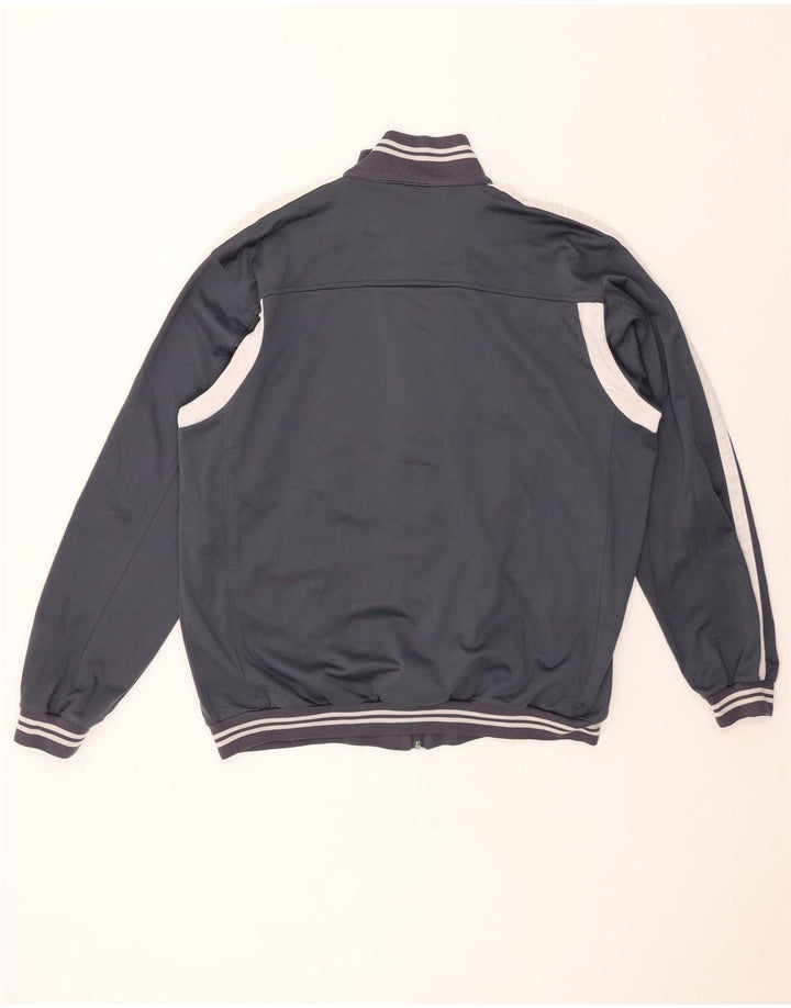 CHAMPION Chaqueta superior de chándal con estampado gráfico para hombre Bloque de color gris grande