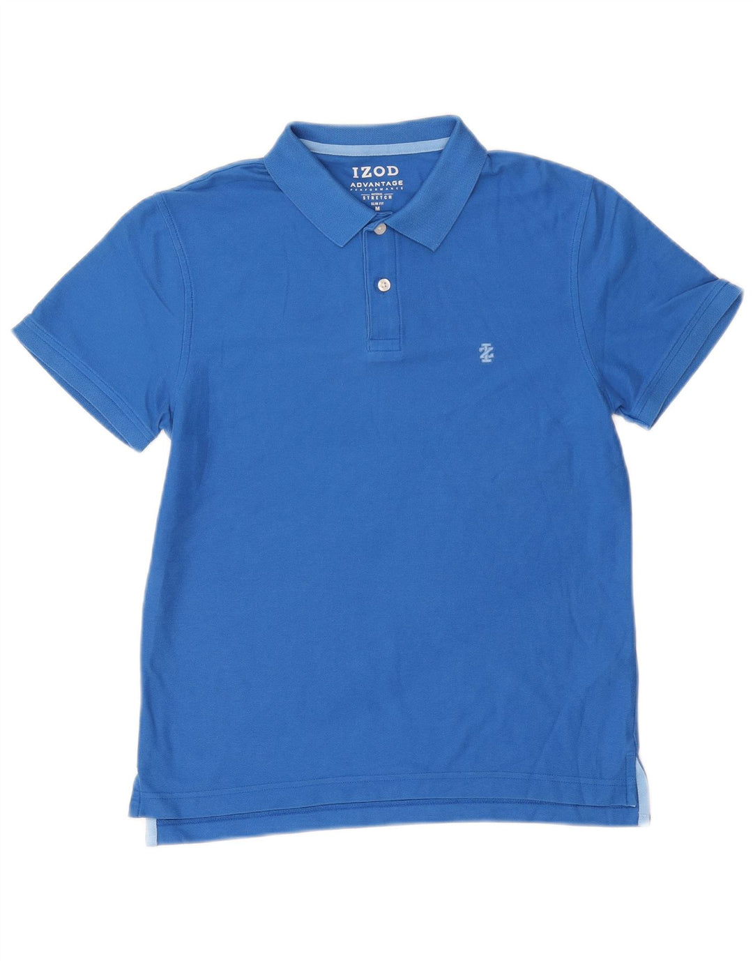 Izod Polo Slim Fit De Algodón Azul Medio Hombre