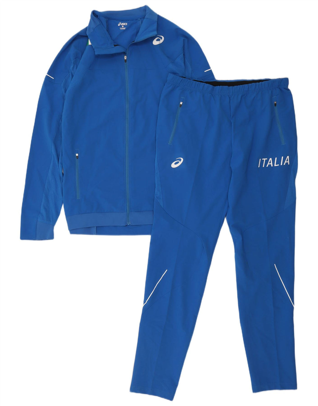 Asics Hombre Italia Graphic Chándal Completo XL Poliéster Azul