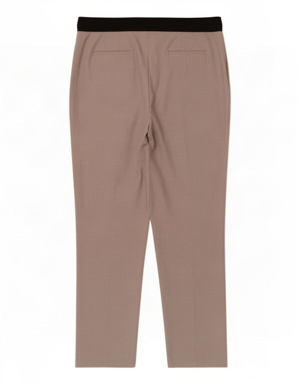 Zara Pantalones Chinos Cónicos De Cintura Alta Para Mujer 2XL W34 L27 Beige