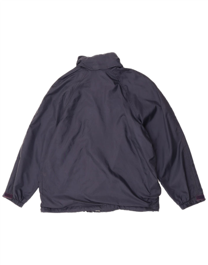 K-Way Chaqueta cortavientos con capucha para mujer UK 44 Medium Azul marino