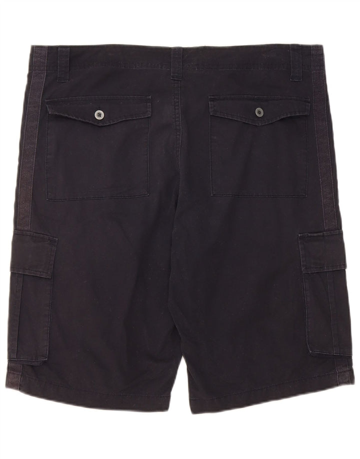 Lotto Mens Cargo Shorts W36 Grande Azul Marino Algodón