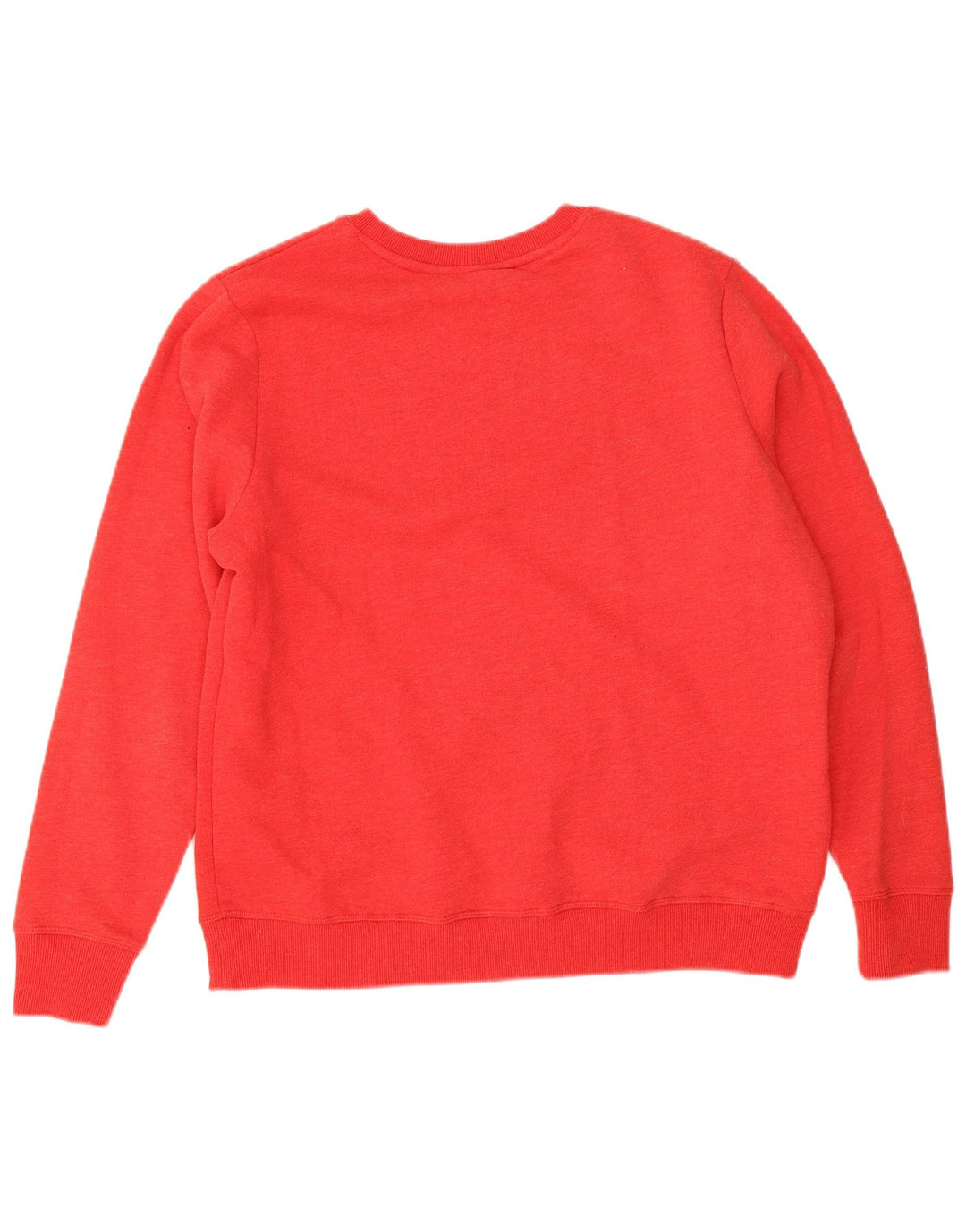 Superdry Sudadera extragrande para mujer, jersey, Reino Unido 44, algodón rojo grande