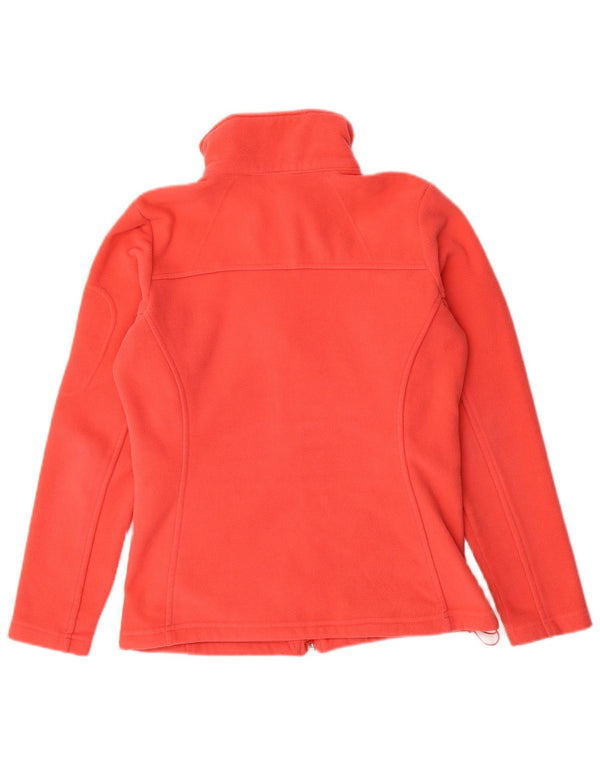COLUMBIA Chaqueta polar para mujer UK 10 Small Naranja Poliéster