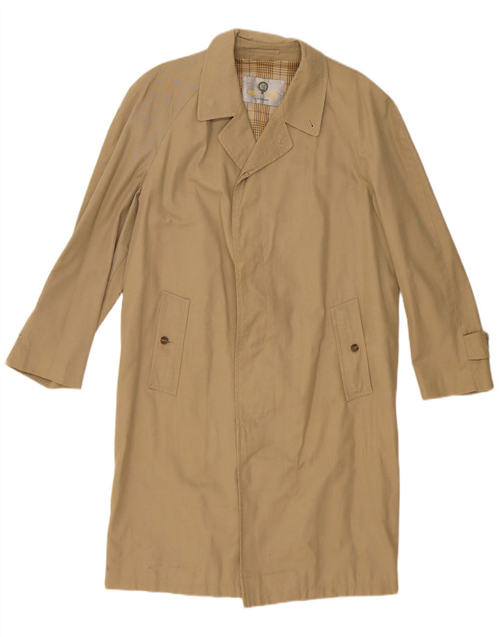 Gabardina Hyde Park para hombre Reino Unido 40 Algodón beige grande