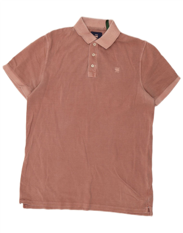 Polo G-Star para hombre, talla grande, rosa