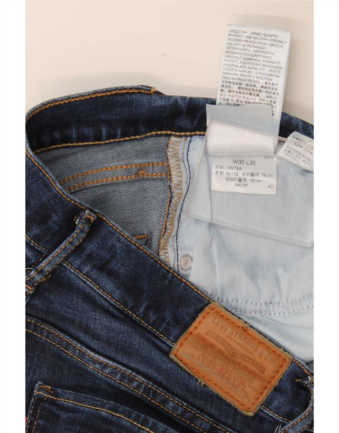 Levi's Mujer 724 Vaqueros Rectos De Tiro Alto W30 L30 Lyocell Azul