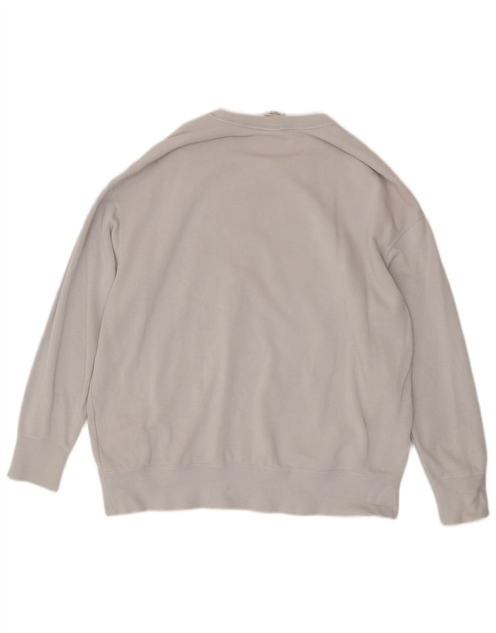 Nike - Sudadera gráfica para mujer, talla 40, algodón gris medio