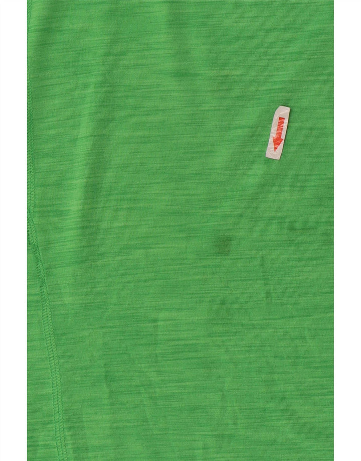 Reebok Camiseta para mujer Top UK 12 Poliéster moteado verde medio