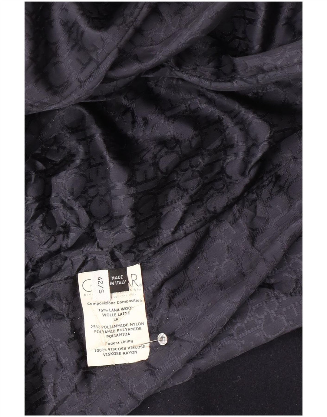 Iceberg Abrigo para Mujer UK 10 Small Lana Azul Marino