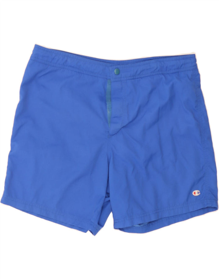 CHAMPION Mens Swimming Shorts Medium  Blue Vintage Champion and Second-Hand Champion from Messina Hembry 