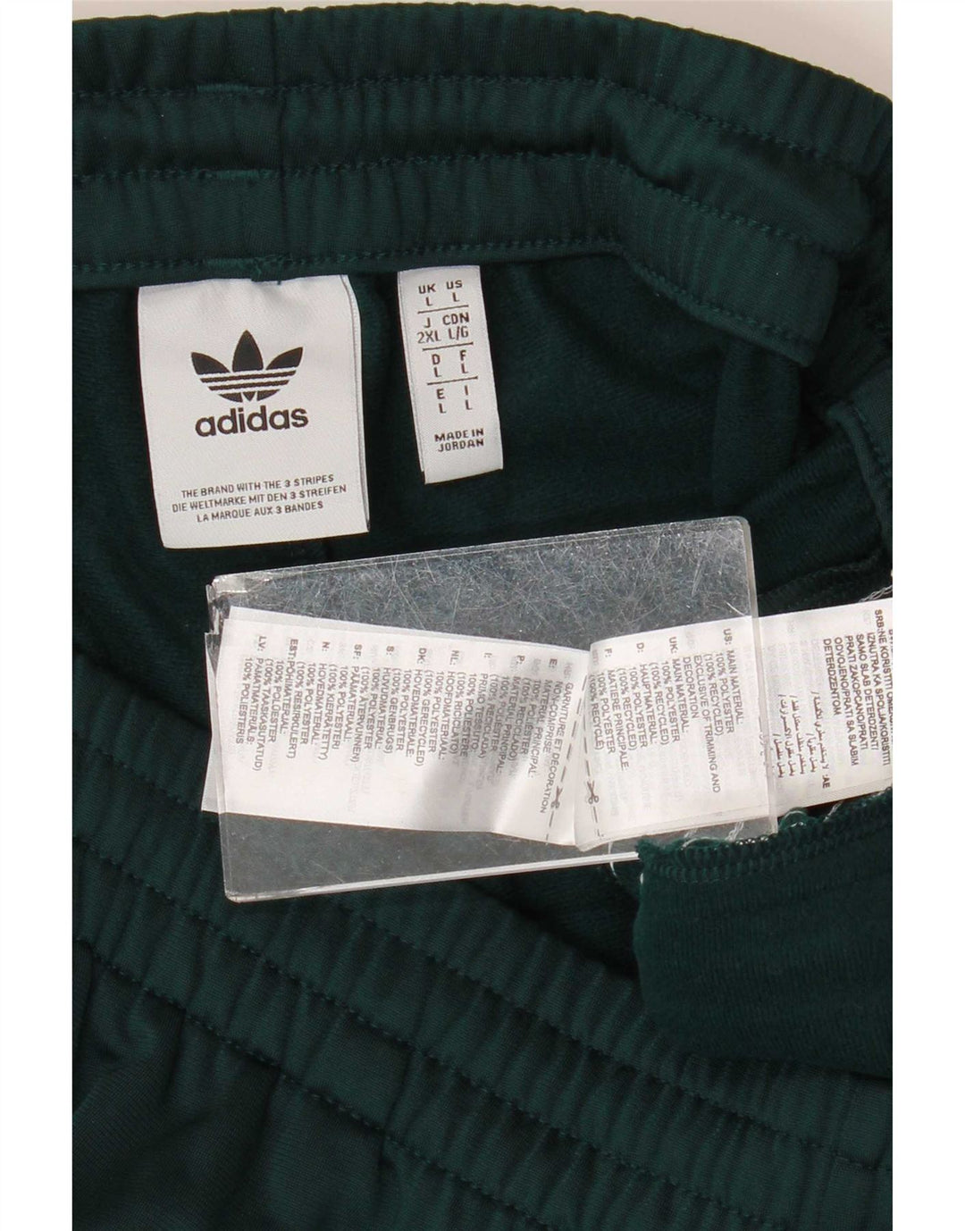 Pantalón De Chándal Adidas Hombre Grande Verde Poliéster
