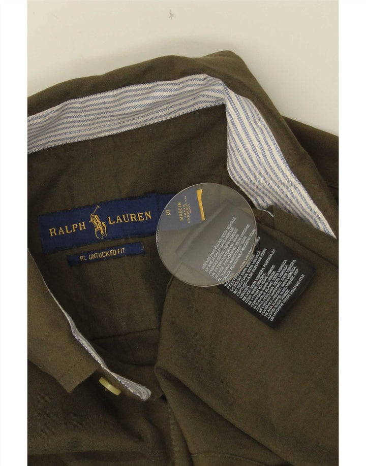 Camisa Ralph Lauren Hombre Pequeña Caqui