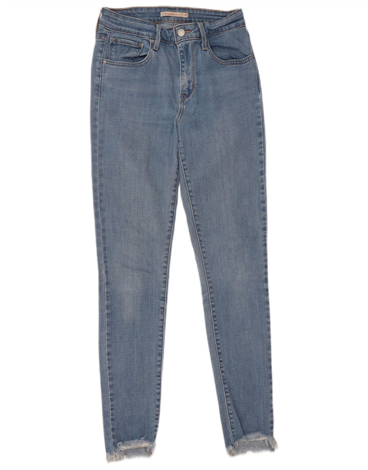 Levi's Vaqueros pitillo de talle alto 721 para mujer W27 L32 Algodón azul